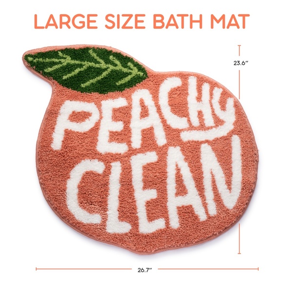🍑 Peachy Clean Bath Mat 🍑 - Picture 2 of 8